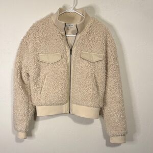 Express Cream Teddy Jacket